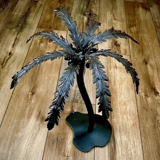 Metal Palm Tree Centerpiece - Themed Rentals - Metal Palm Centerpiece for Tropical Theme